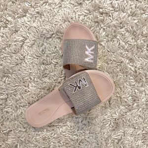 Michael Kors Glitter Slides